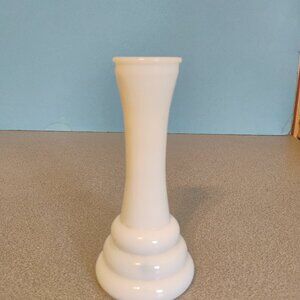 Randall Milk Glass Bud Vase Bee Hive Pattern
